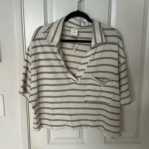 NWT By Together Striped Knit Tee - L